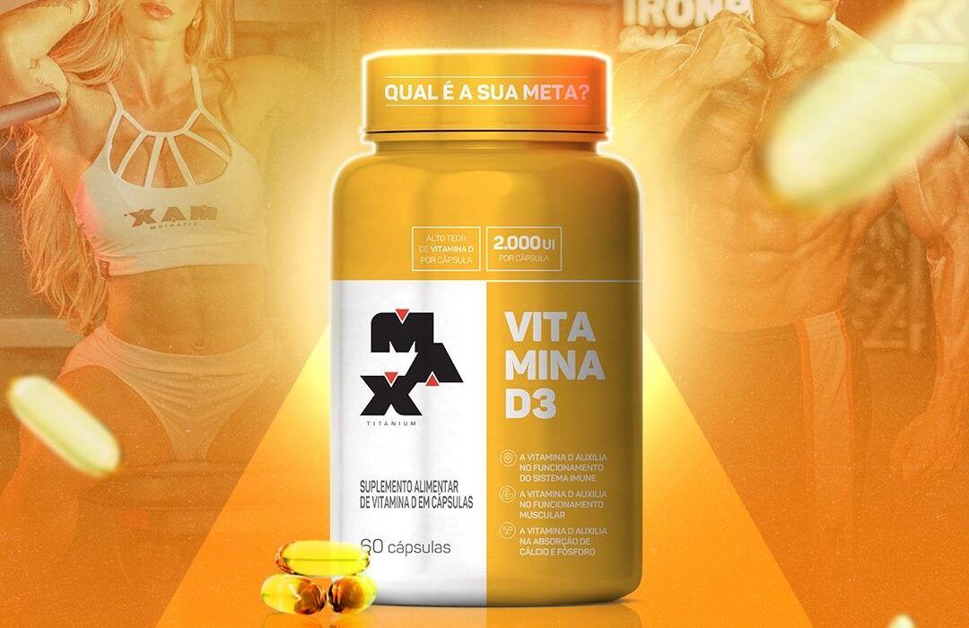 Max Titanium lança nova versão de sua Vitamina D3