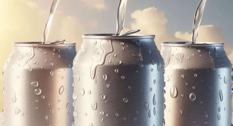 Mercado de água em lata está em ascensão no Brasil