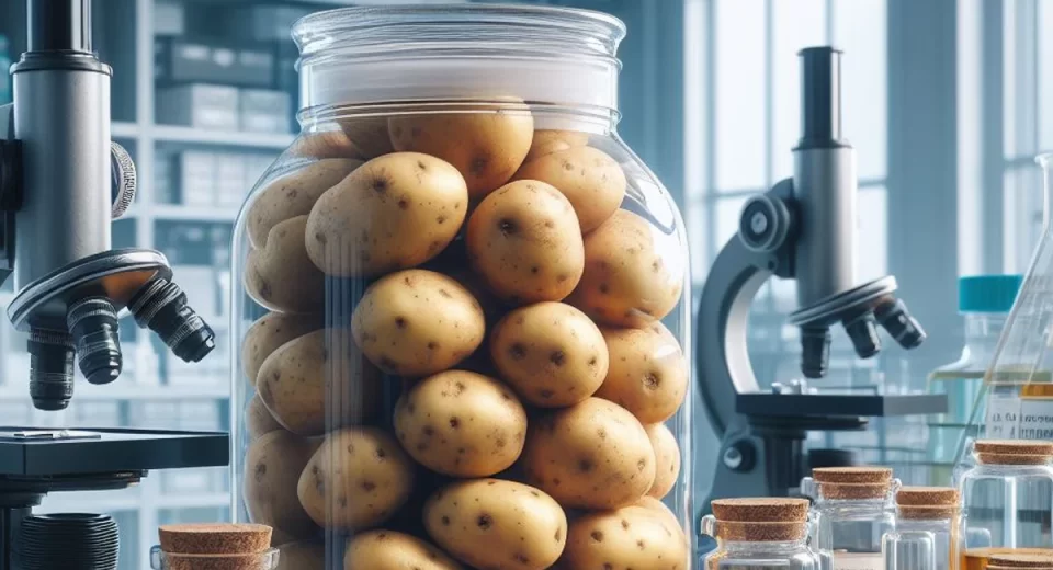 startup israelense PoLoPo está utilizando a agricultura molecular para transformar batatas em proteína animal