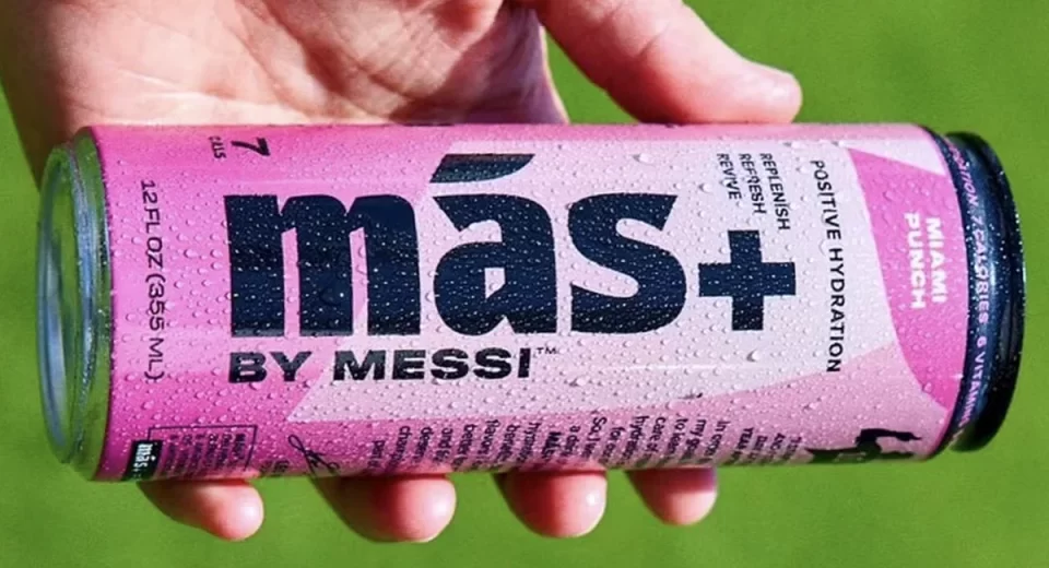 Lionel Messi lança Más+, nova marca de isotônico hidratante