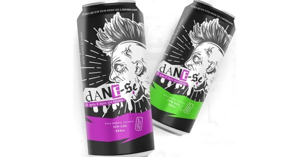 Dane-se lança água mineral com gás em lata