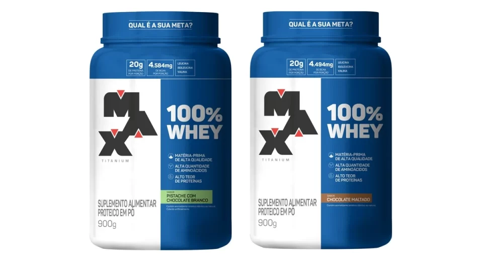 Max Titanium lança novos sabores de Whey Protein