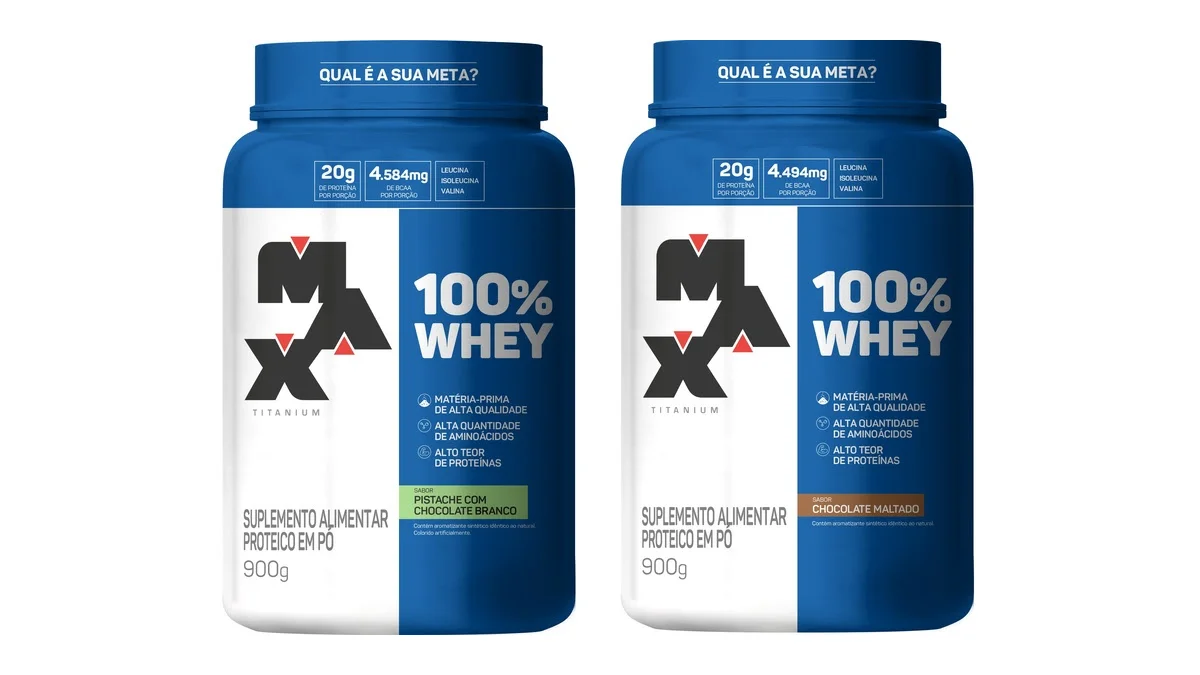 Max Titanium lança novos sabores de Whey Protein