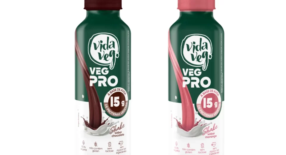 Vida Veg anunciou o lançamento do shake proteico VegPro, disponível nos sabores morango e chocolate