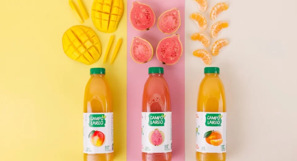 Campo Largo lança novos sabores de sucos saudáveis