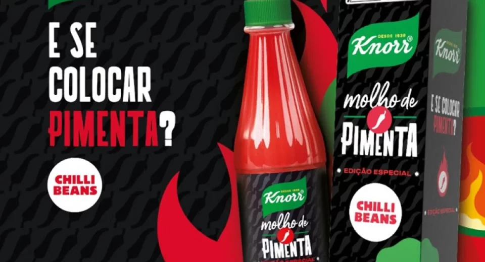 Knorr e Chilli Beans apostam em parceria para lançar molho de pimenta