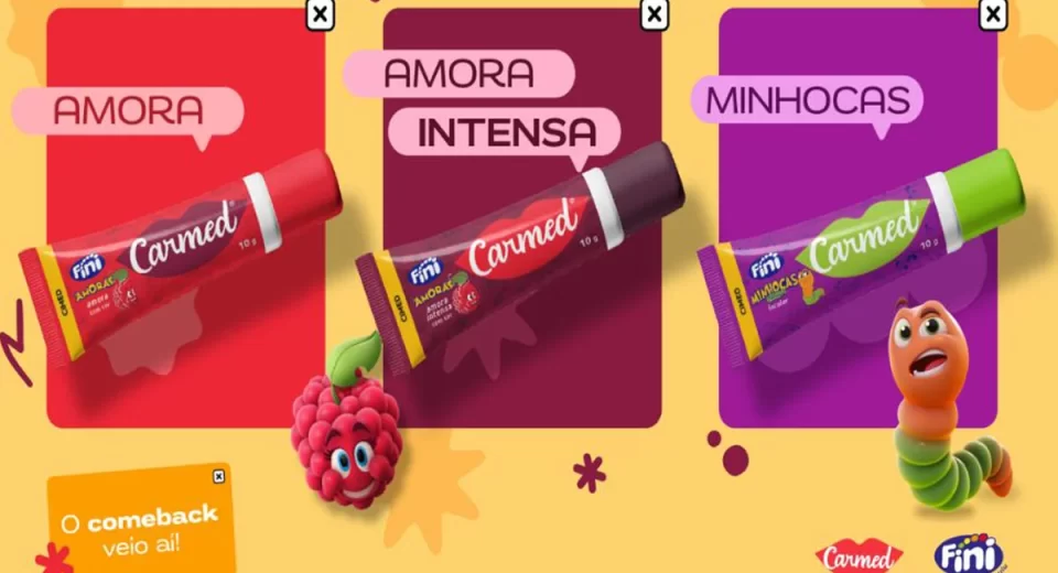 Carmed e Fini lançam nova coleção de hidratantes labiais