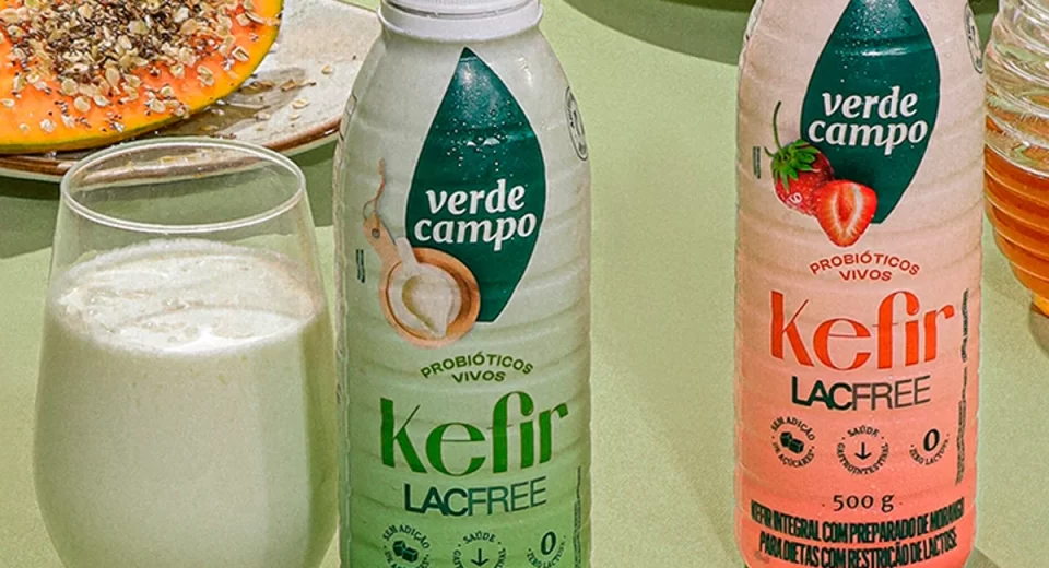 Verde Campo lança kefir em dois sabores na linha Lacfree