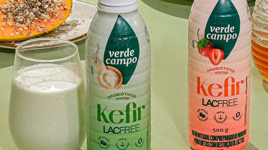 Verde Campo lança kefir em dois sabores na linha Lacfree