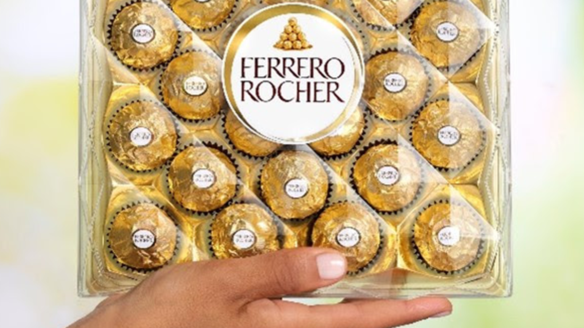 Ferrero Rocher reduz em 40% plástico nas embalagens