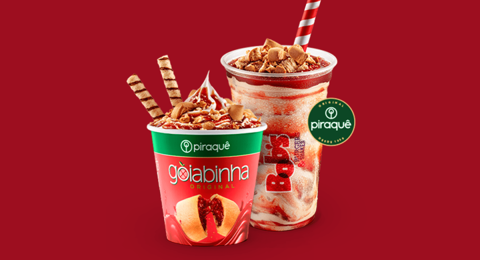 Bob's e Piraquê lançam sobremesas com Goiabinha tradicional