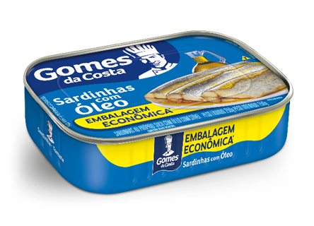 Gomes da Costa lança novo layout para sardinha econômica de 250g