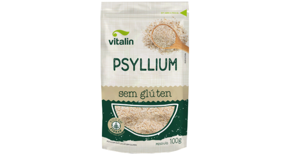 Vitalin lançou o Psyllium, uma fibra solúvel, sem glúten e vegana, que contribui para a saúde intestinal e o bem-estar geral