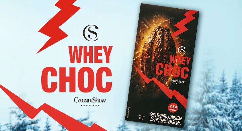 Cacau Show lança Whey Choc em parceria com Prime Video
