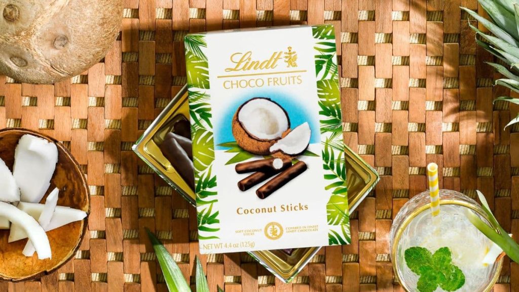 A Lindt lança o Choco Fruits Coco, novidade para o verão 2025