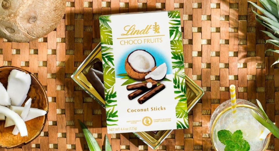 A Lindt lança o Choco Fruits Coco, novidade para o verão 2025