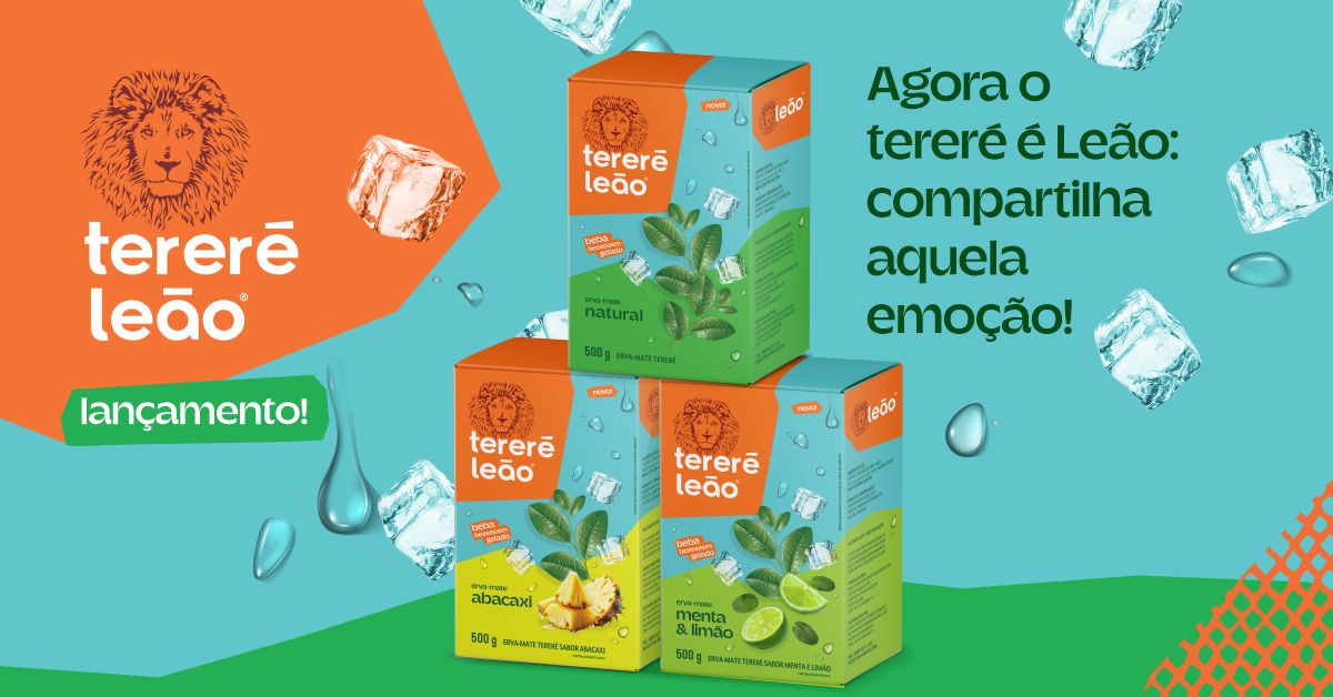 Leão lança Tereré e Chimarrão para reforçar tradição da erva-mate