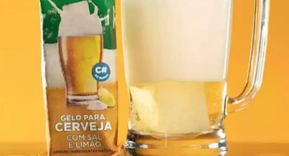 Coco Leve lança gelo para cerveja com sal e limão