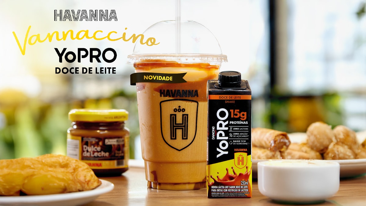 YoPRO e Havanna ampliam parceria com novo Vannaccino proteico