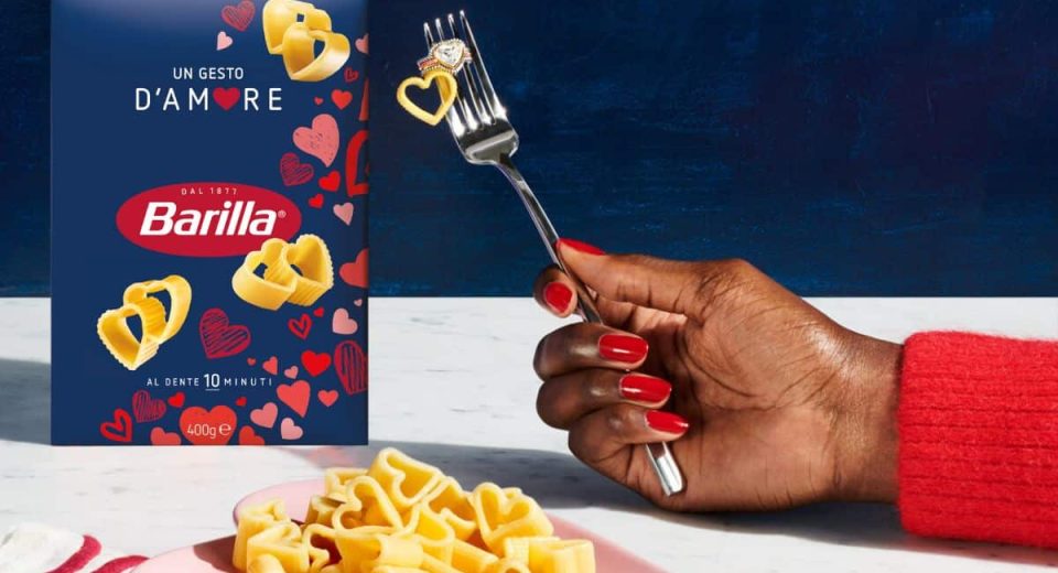 Barilla lança massa em formato de coração no Brasil