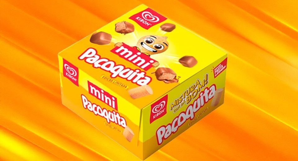 Kibon lança Mini Paçoquita em collab com Santa Helena