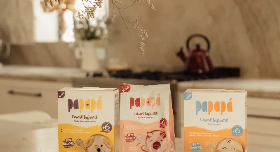 Papapá lança cereal infantil sem açúcar e com cinco grãos