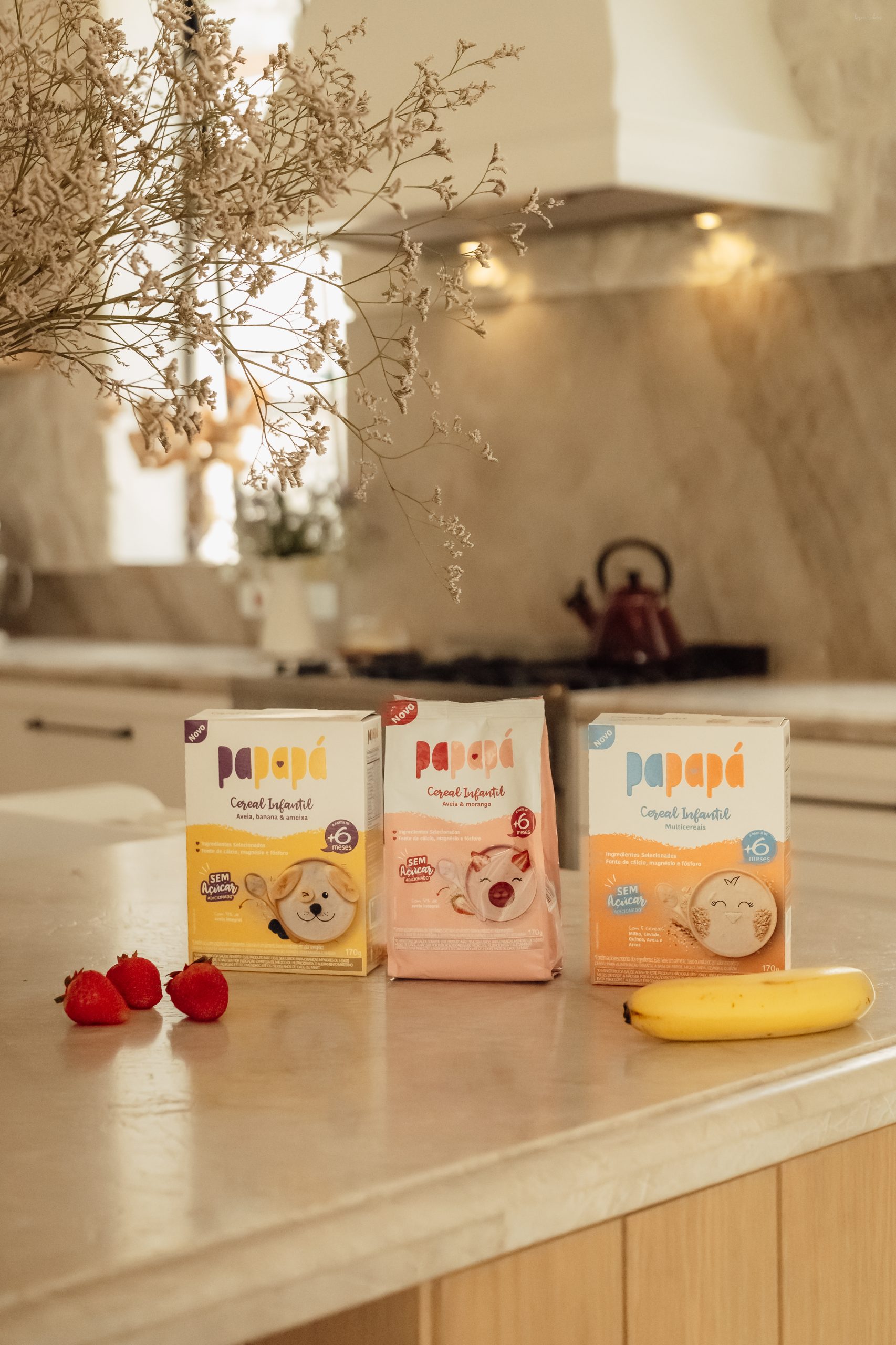 Papapá lança cereal infantil sem açúcar e com cinco grãos