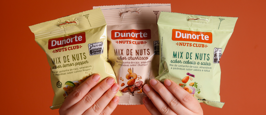 Dunorte lança linha de snacks Flavours no Brasil