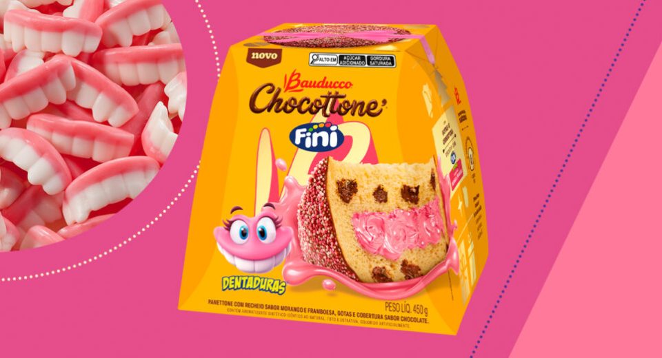 Fini e Bauducco apresentam o Chocottone Dentadura