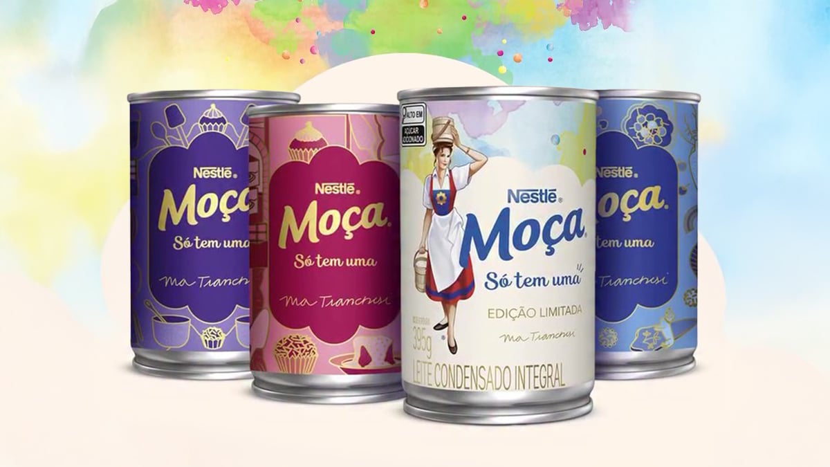 Leite Moça lança embalagens colecionáveis com Doce Aquarella