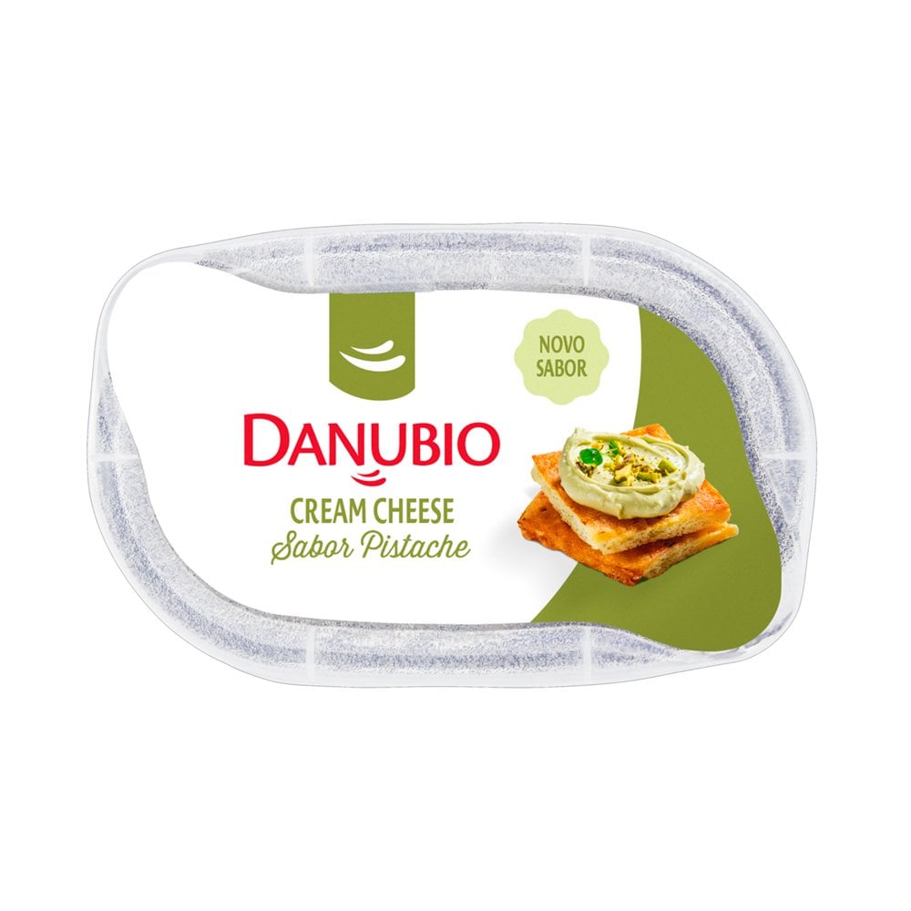 Danubio lança cream cheese sabor pistache no Brasil