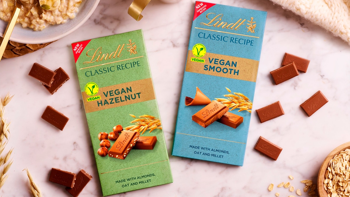 Lindt lança chocolate vegano no mercado brasileiro
