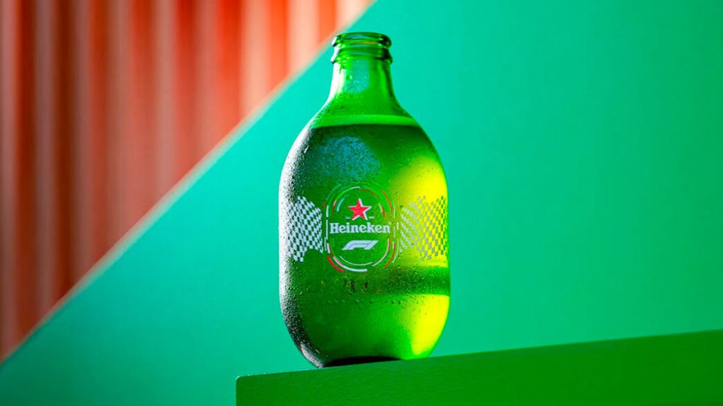 Heineken lança garrafa inspirada na Fórmula 1