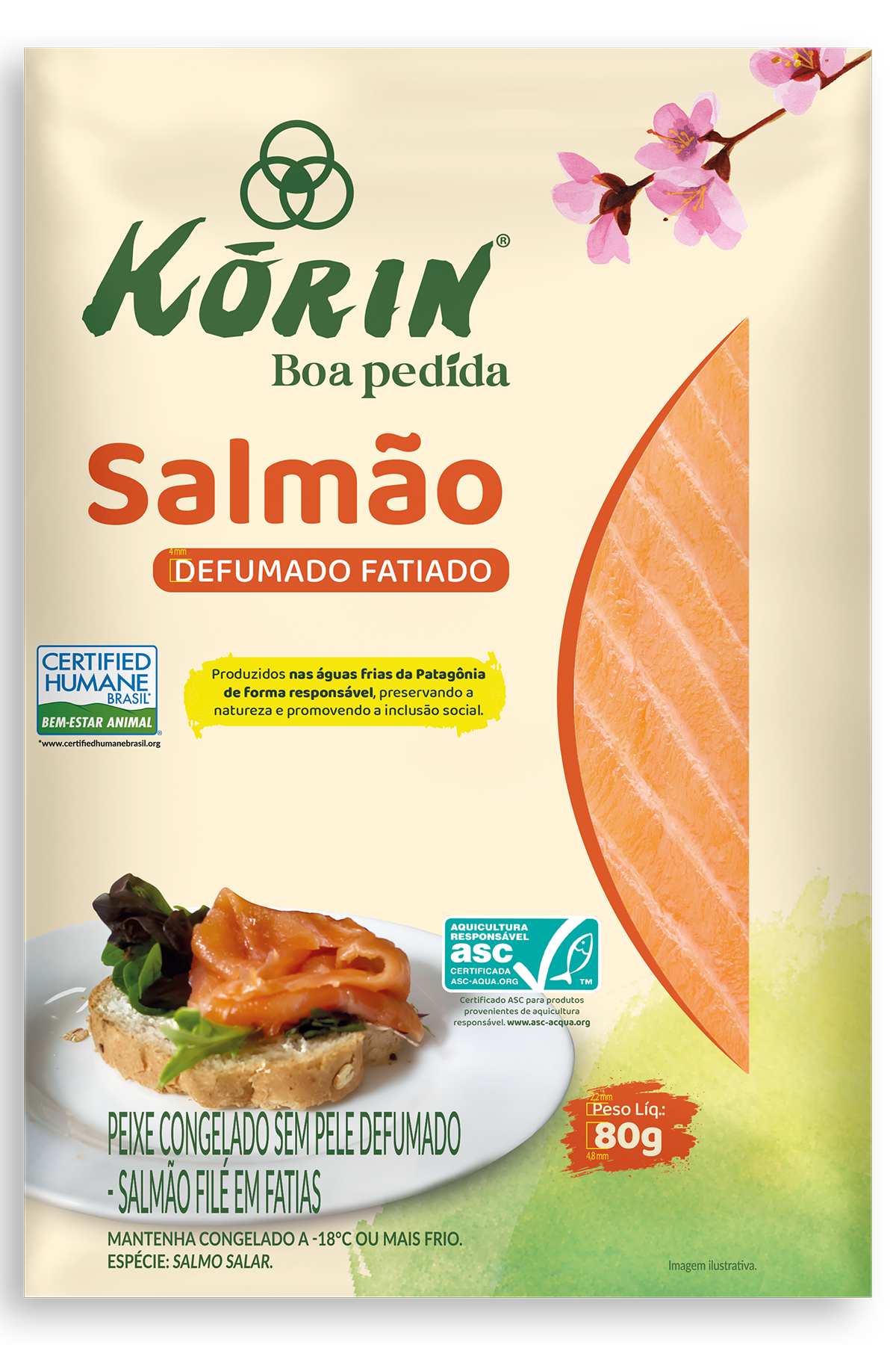 Salmão Korin recebe selo Certified Humane Brasil