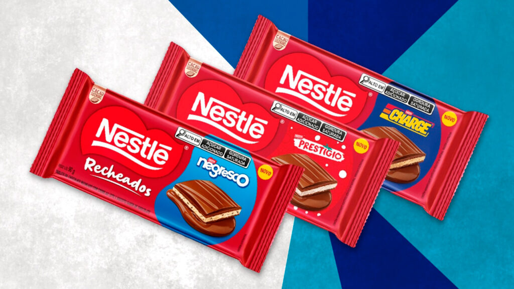 Nestlé lança nova linha de chocolates recheados