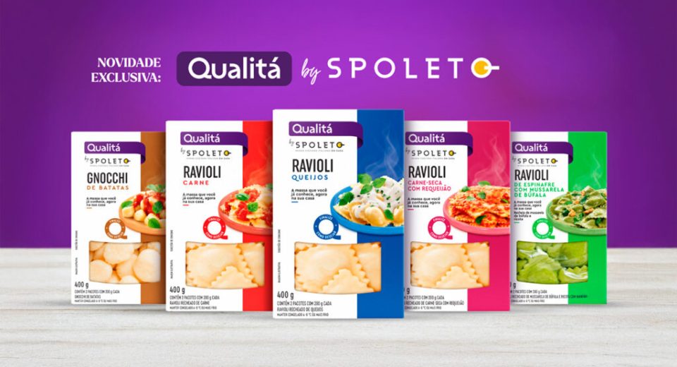 Qualitá e Spoleto lançam massas recheadas congeladas