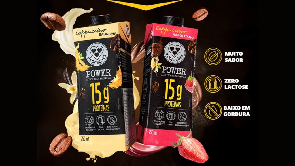 3 Corações lança novos sabores de Cappuccino Power