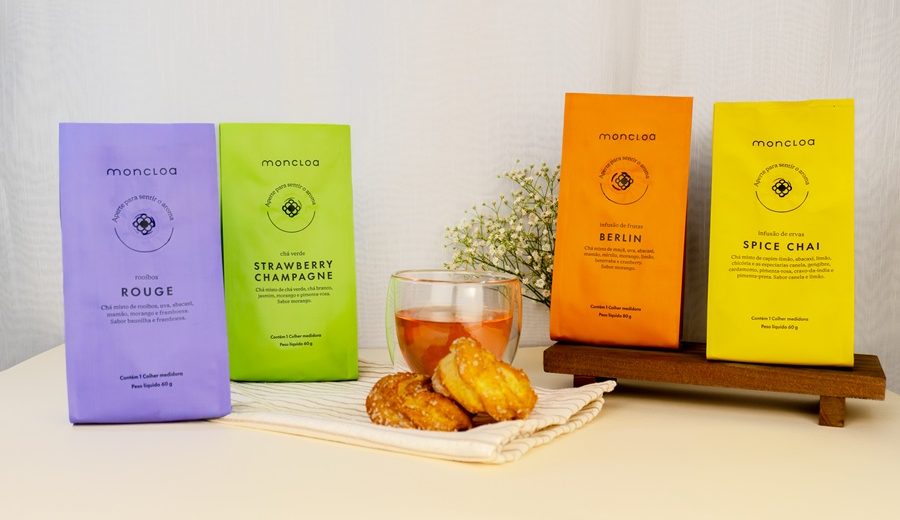Moncloa lança embalagem interativa de chás no Brasil