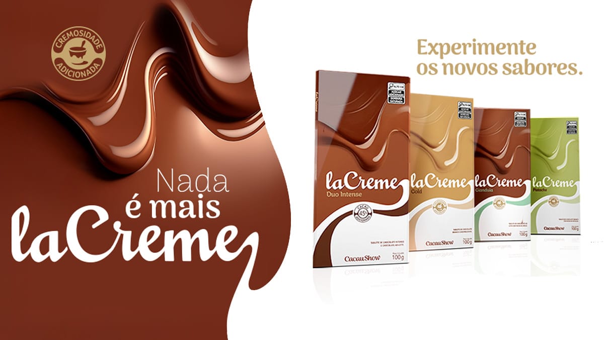 Cacau Show laCreme ganha novos sabores e ação interativa