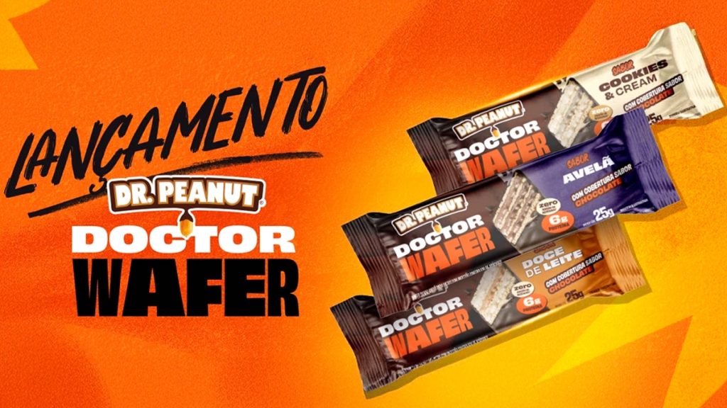 Doctor Wafer: Dr. Peanut lança snack proteico crocante