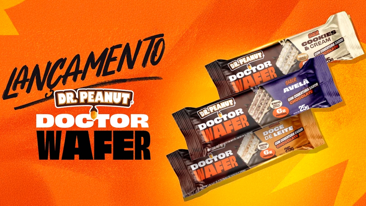Doctor Wafer: Dr. Peanut lança snack proteico crocante