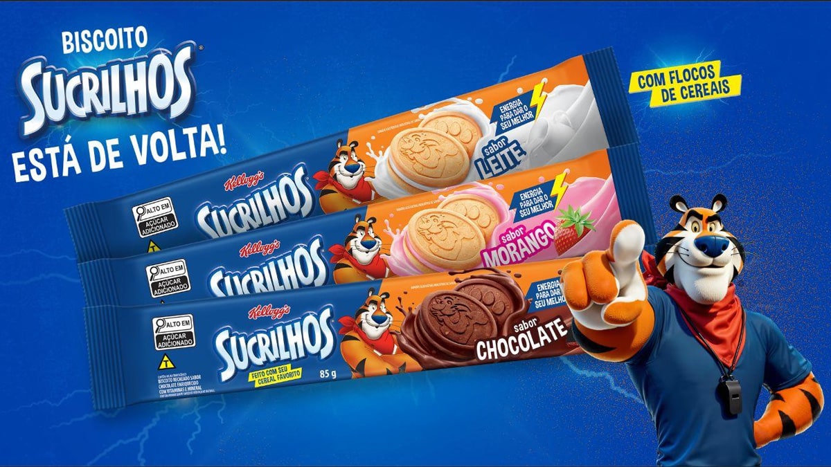 A Kellanova Brasil anunciou o retorno dos biscoitos recheados Sucrilhos