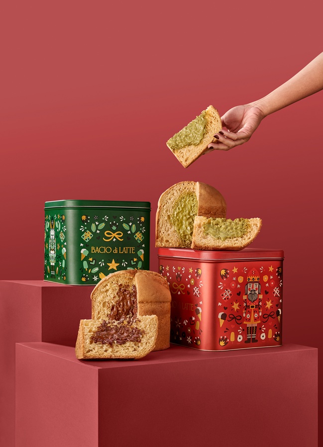 Panettone Gianduia da Bacio di Latte chega em latas especiais