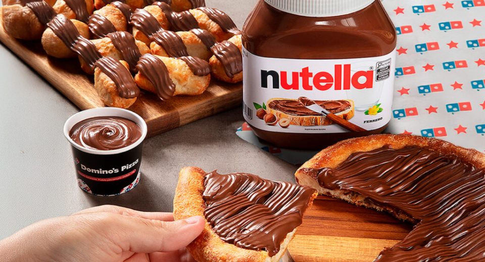 Domino’s e Nutella lançam novas sobremesas no Brasil