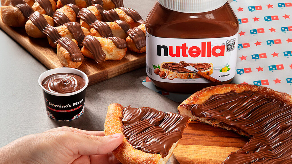 Domino’s e Nutella lançam novas sobremesas no Brasil