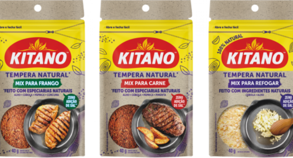 Kitano lança linha Tempera e Refoga com ingredientes naturais