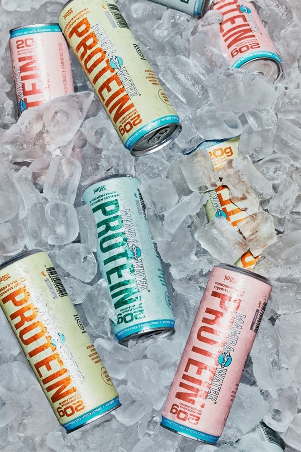 Mamba Water lança água proteica com 20 g de colágeno