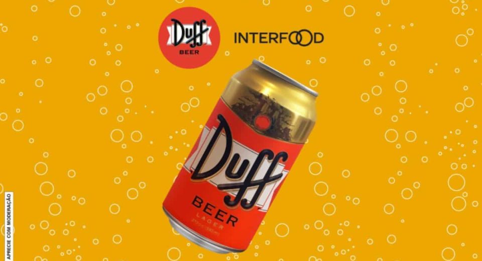 Duff Beer chega ao Brasil com distribuição da Interfood
