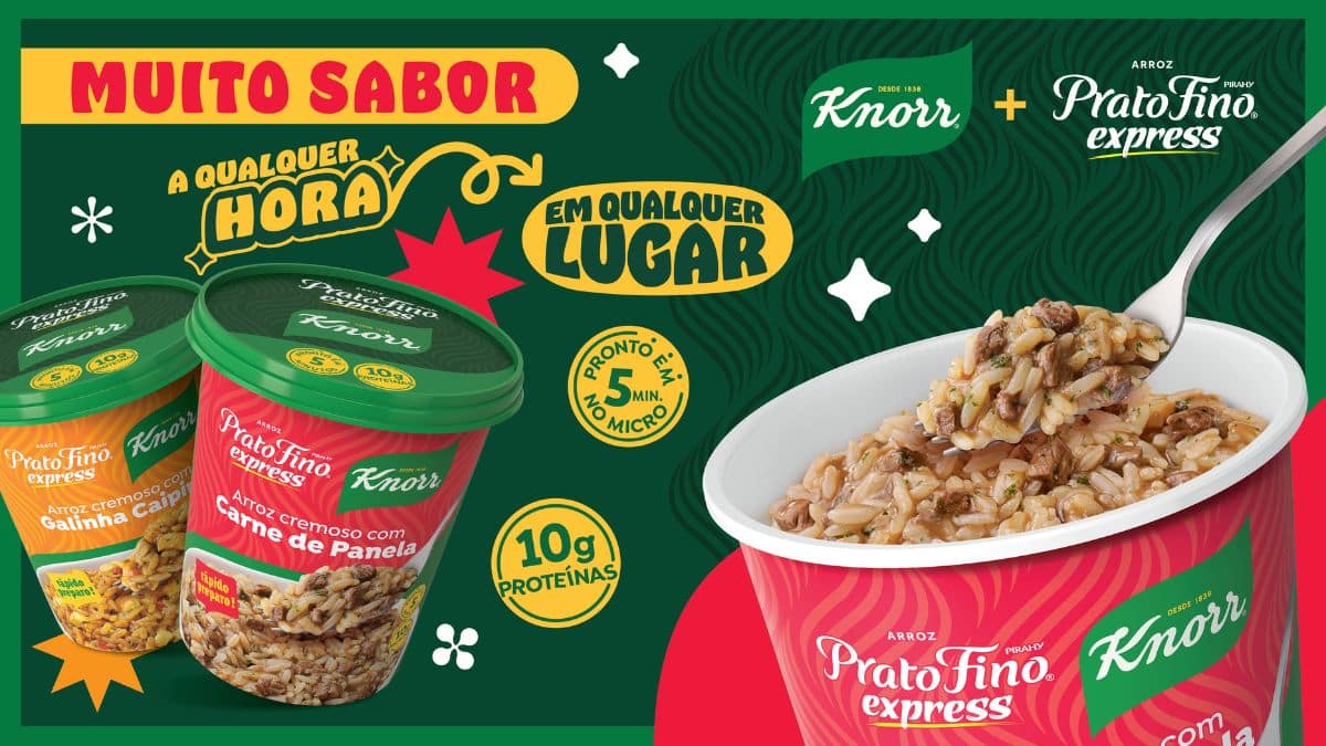 Knorr entra em refeições prontas com Arroz Cremoso Express