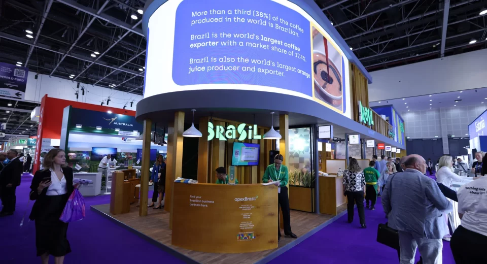ApexBrasil leva 186 empresas brasileiras à Gulfood 2026